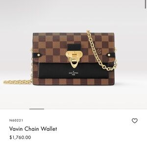 Louis Vuitton Vavin Chain Wallet